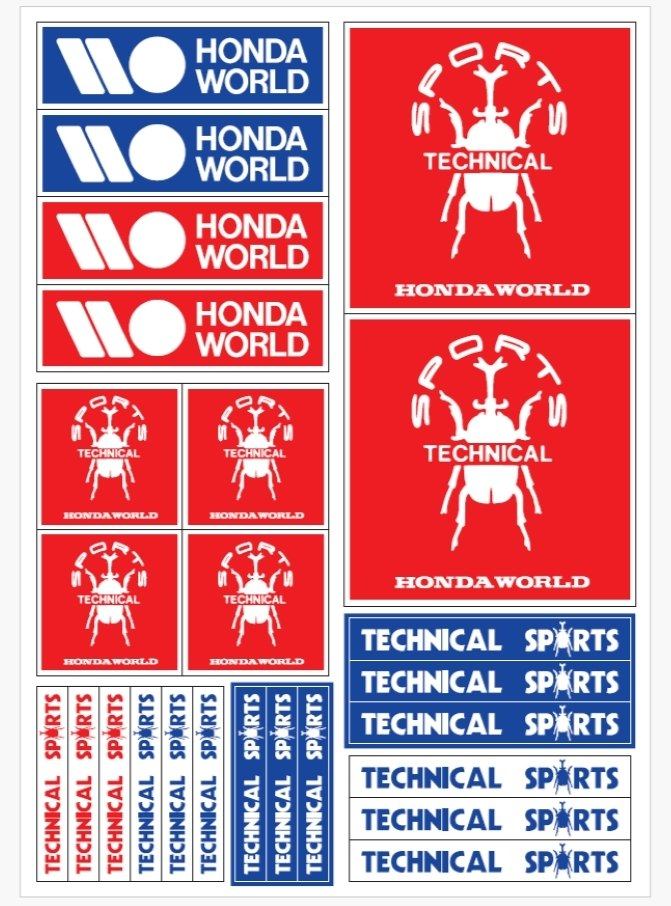 樂天商城 - TSR テクニカルスポーツレーシング 80s TECHNICAL SPORTS ステッカー ステッカー・デカール 外装