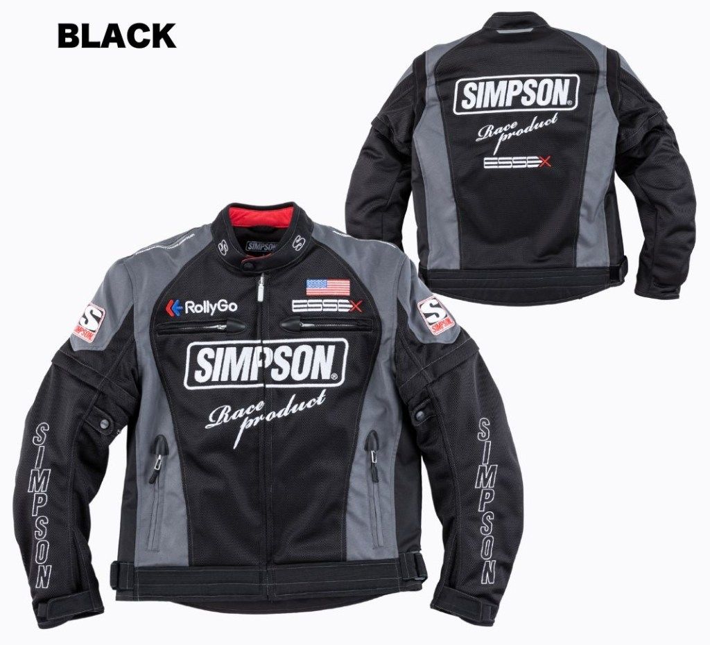 SIMPSON シンプソン NSM-E01 ライダーズ メッシュ ジャケット メッシュジャケット アパレル
