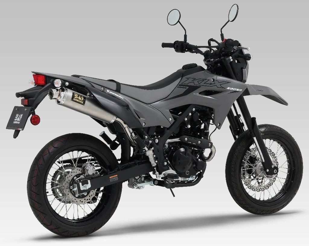 YOSHIMURA ヨシムラ 機械曲 GP-MAGNUM105サイクロン EXPORT SPEC 政府認証 KLX230 S SHERPA KLX230SM KAWASAKI カワサキ フルエキゾーストマフラー マフラー タイプ:SS (ステンレスカバー)