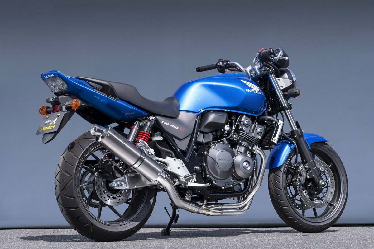 YAMAMOTO RACING ヤマモトレーシング SPEC-A チタン4-1 チタン フルエキゾーストマフラー CB400SF Revo HONDA ホンダ マフラー