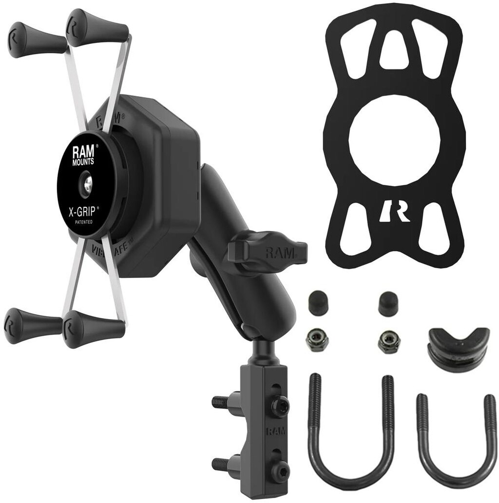RAM MOUNTS ラムマウント 防振Xグリップ(M)＆マスターシリンダークランプセット(標準アーム) スマートフォンホルダー・スマートフォンマウント 電子機器類