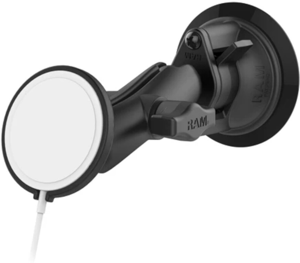 RAM MOUNTS ラムマウント MagSafeマウント 15Wのみ対応Ver.＆ツイストサクションベース スマートフォンホルダー・スマートフォンマウント 電子機器類