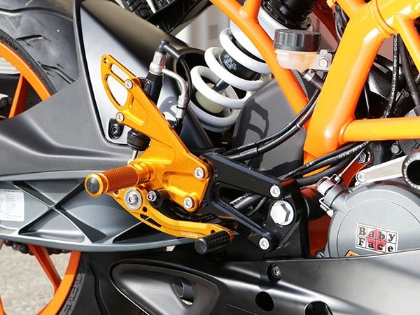 BABYFACE ベビーフェイス パフォーマンスステップキット RC125 RC390 KTM バックステップ ステップ 足回り
