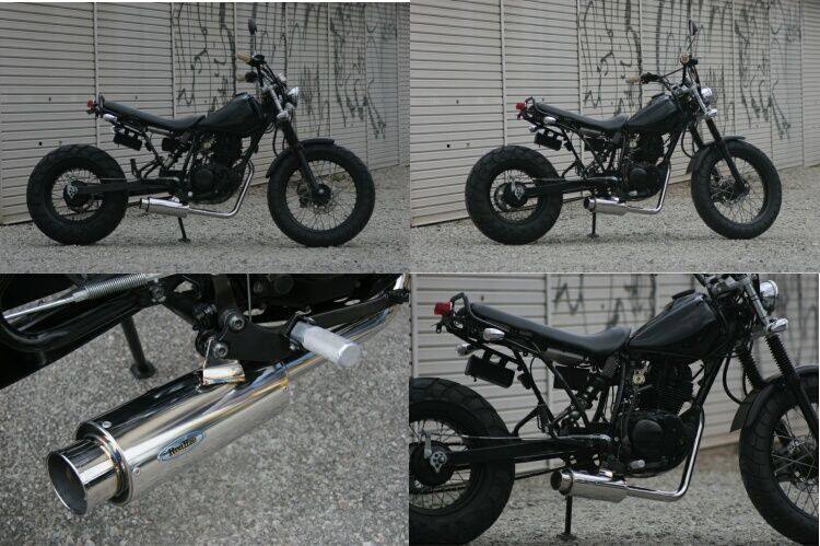Realize リアライズ 100φ砲弾 タイプ2 フルエキゾーストマフラー TW225E YAMAHA ヤマハ マフラー