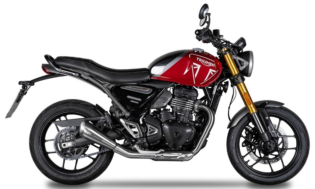 SPARK EXHAUST スパーク マフラー EVO5 スリップオンマフラー SPEED 400 TRIUMPH トライアンフ カラー：304ステンレス