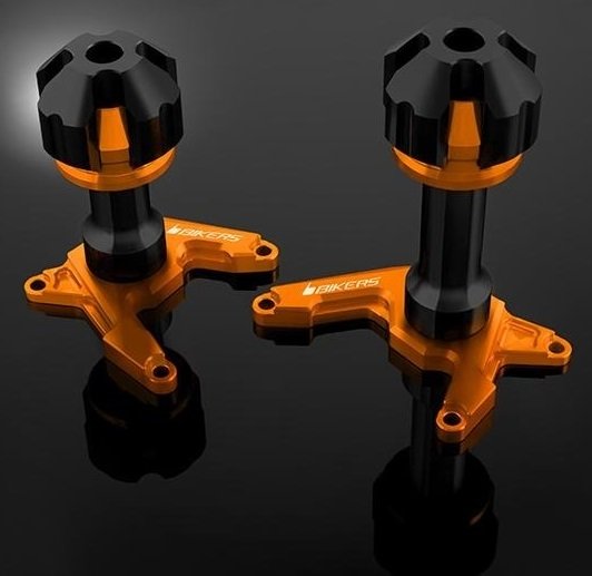 BIKERS バイカーズ フレームスライダーセット KSR KAWASAKI カワサキ エンジンスラ...