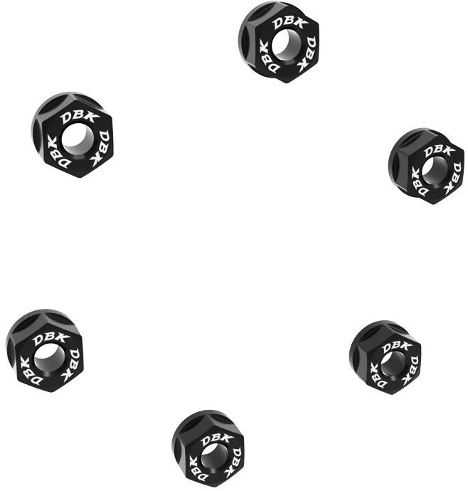 DUCABIKE (DBK) ドゥカバイク (ディービーケー) リアスプロケット ナットセット DUCATI ドゥカティ KTM TRIUMPH トライアンフ スプロケットボルト・ナット 駆動系 カラー：ブラック