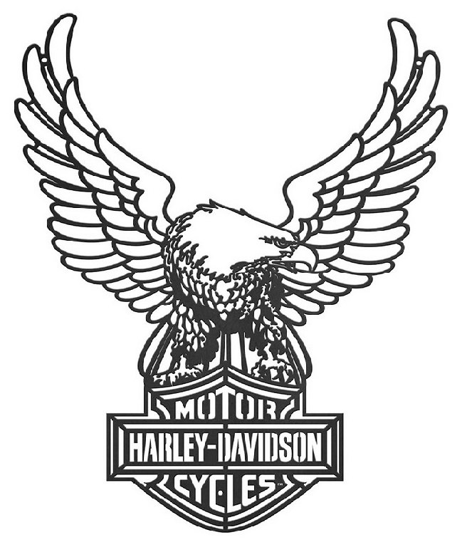 HARLEY-DAVIDSON ハーレーダビッドソン Eagle Bar＆Shield メタルウォールアート その他グッズ バイク関連グッズ