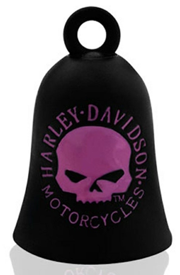 HARLEY-DAVIDSON ハーレーダビッドソン 【ハーレー純正】【ガーディアンベル】ブラック＆ピンクウィリーGスカルライドベル その他グッズ バイク関連グッズ