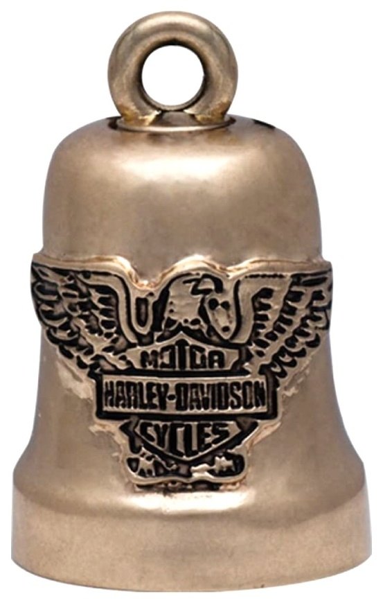 HARLEY-DAVIDSON ハーレーダビッドソン 【ハーレー純正】【ガーディアンベル】ゴールドトーンイーグルライドベル その他グッズ バイク関連グッズ