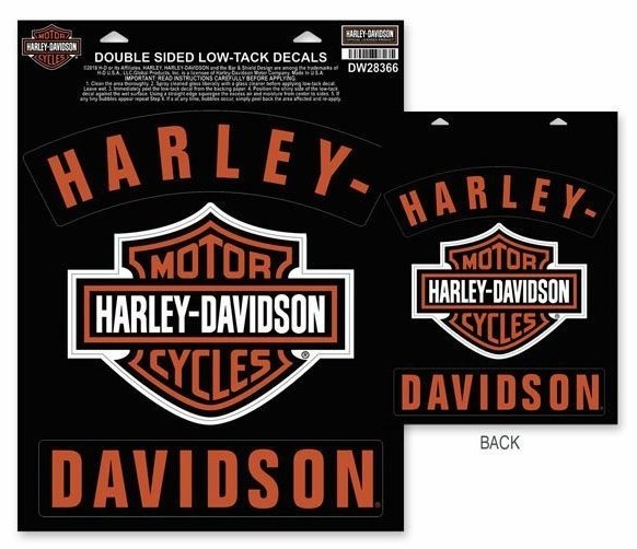 HARLEY-DAVIDSON ハーレーダビッドソン B＆Sロッカーズウィンドウクリング ステッカー・デカール 外装