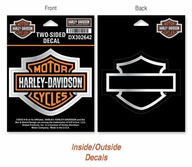 HARLEY-DAVIDSON ハーレーダビッドソン ダブルサイドB＆Sデカール ステッカー・デカール 外装