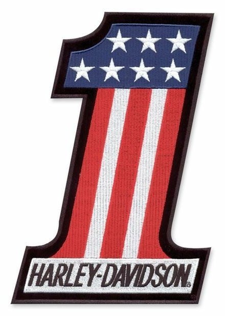 HARLEY-DAVIDSON ハーレーダビッドソン ハーレーダビッドソンナンバー1RWB スモールパッチ その他グッズ バイク関連グッズ