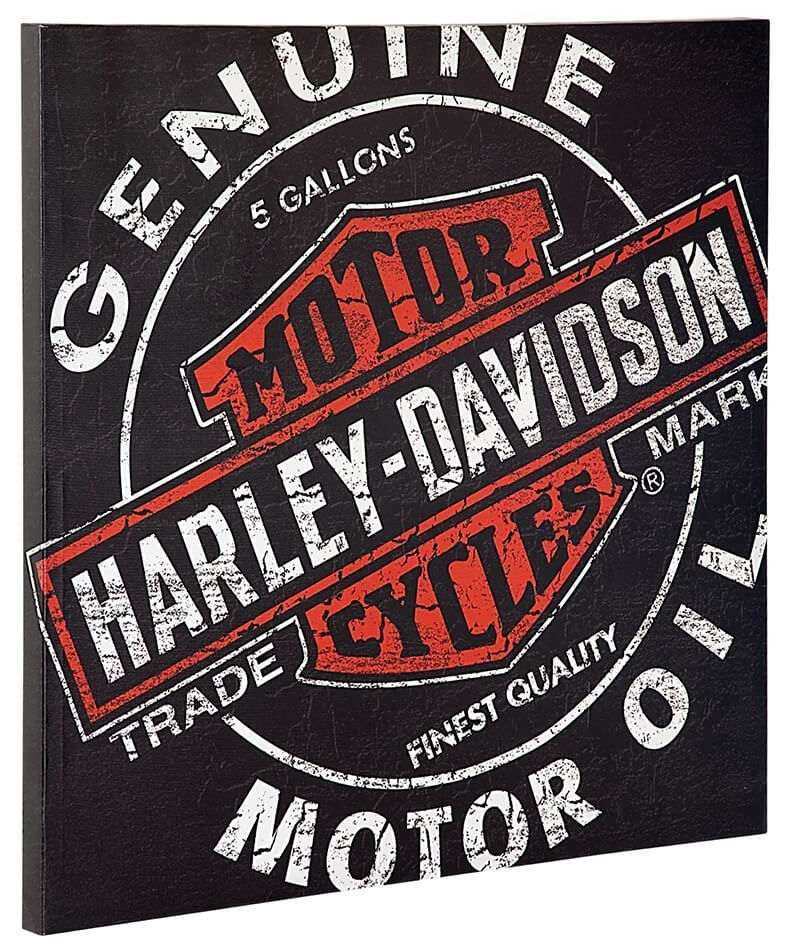 HARLEY-DAVIDSON ハーレーダビッドソン オイルカン キャンバスプリント その他グッズ バイク関連グッズ