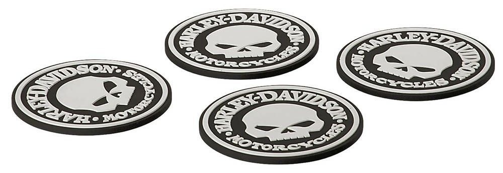 HARLEY-DAVIDSON ハーレーダビッドソン Willie G スカルコースターセット その他グッズ バイク関連グッズ