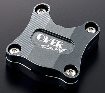 OVER オーヴァー キーキャップ Monkey125 CT125 HONDA ホンダ ガソリンタンクキャップカバー タンク関連 外装 カラー：ガンメタルアルマイト仕上げ