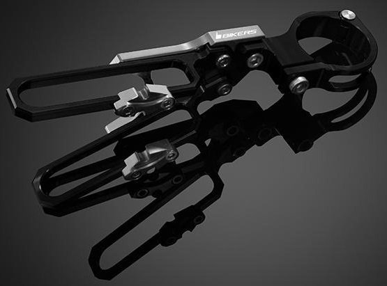 BIKERS バイカーズ スピードメーターケーブルガイド BIKERSフロントガード用 KSR PRO KAWASAKI カワサ..