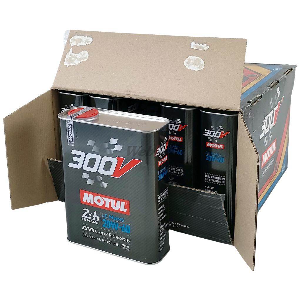 MOTUL ����塼�� �ڥ�������300V LE MANS (�롦�ޥ�) �ڻ����ѡۡ�20W-60�ۡ�2L��10�ۡ�4�������륪����� 4�������륪���� ������