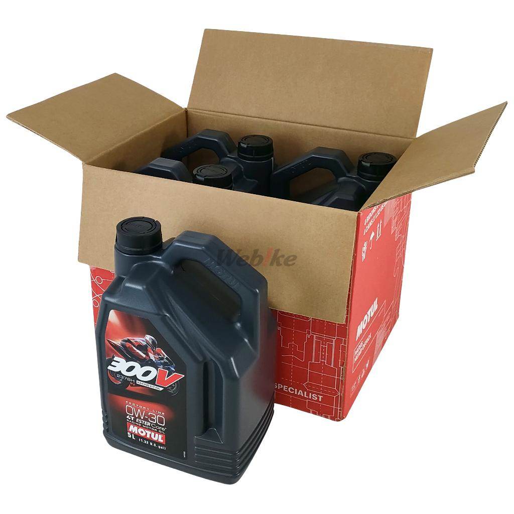 MOTUL ����塼�� �ڥ�������300V RACING KIT OIL 2376H 4T (300V �졼���� ���å� ������) ��0W-30�ۡ�5L��4�ۡ�4�������륪����� 4�������륪���� ������