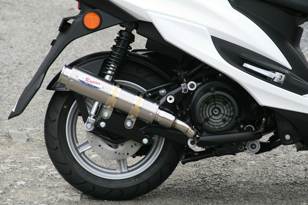 RPM アールピーエム 80D-RAPTORフルエキゾーストマフラー シグナスX YAMAHA ヤマハ フルエキゾーストマフラー マフラー サイレンサーカバー素材：チタン 2