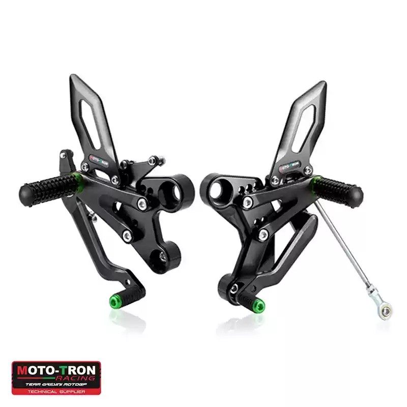 MOTO-TRON RACING モトトロンレーシング バックステップキット 790 DUKE KTM バックステップ ステップ 足回り カラー：ブラック／グリーン