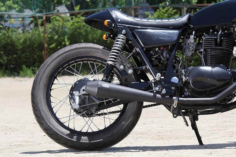 GOODS グッズ TAPERED CONE スリップオンマフラー 250TR KAWASAKI カワサキ マフラー 3