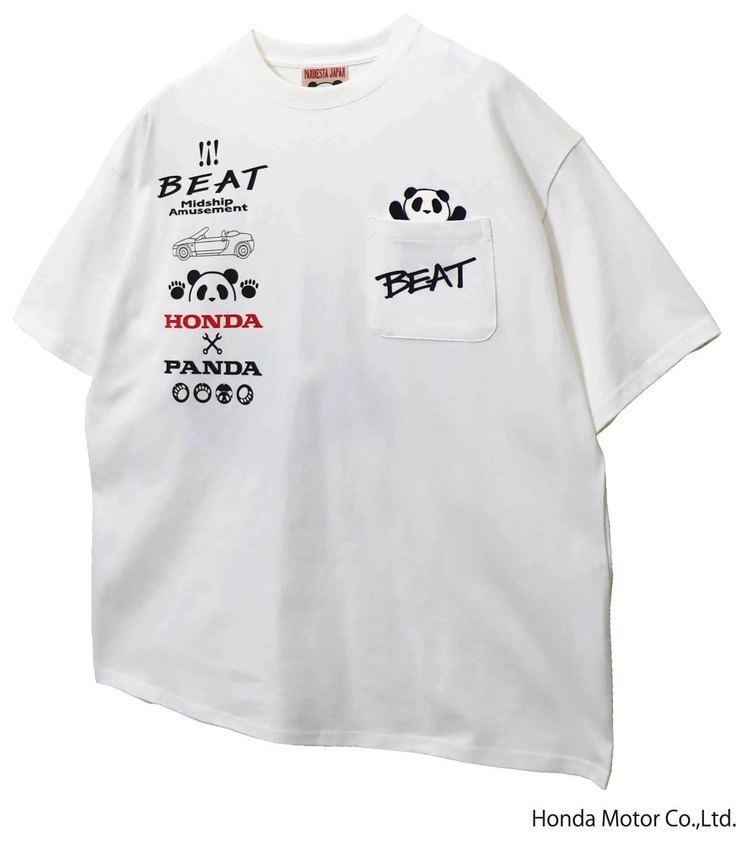 Honda Official Licensed Product ホンダオフィシャルプロダクト SB Pandiesta BEAT E07A型 S／S Tee Tシャツ アパレル