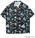 Honda Official Licensed Product ホンダオフィシャルプロダクト SB Pandiesta シティとモトコンポとパンダと アロハシャツ カジュアルシャツ・ポロシャツ アパレル