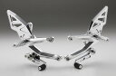AELLA アエラ ライディングステップキット(DUCATI PANIGALE V4 7G) ポリッシュ DUCATI ドゥカティ バックステップ ステップ 足...