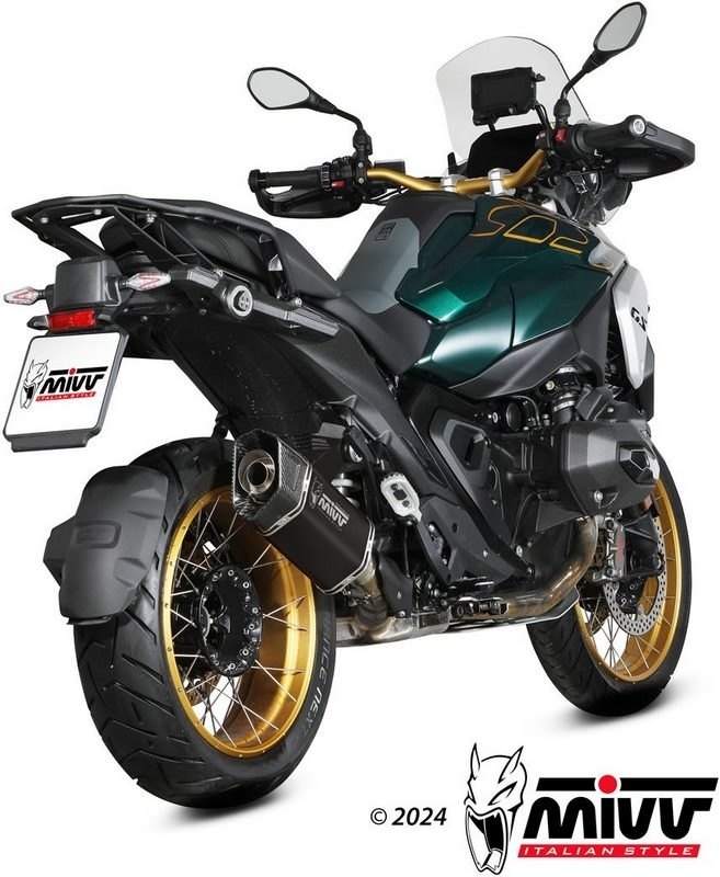 MIVV ミヴ SR-1 ブラックチタンフルエキゾーストマフラー R 1300 GS BMW フルエキゾーストマフラー マフラー
