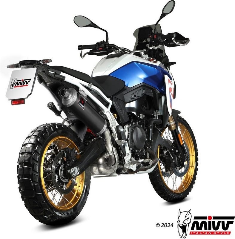 MIVV ミヴ DAKAR ブラックステンレスフルエキゾーストマフラー F 900 GS BMW フルエキゾーストマフラー マフラー