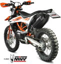 MIVV ミヴ STR-1 ブラックステンレスフルエキゾーストマフラー 690 ENDURO R SMC KTM フルエキゾーストマフラー マフラー