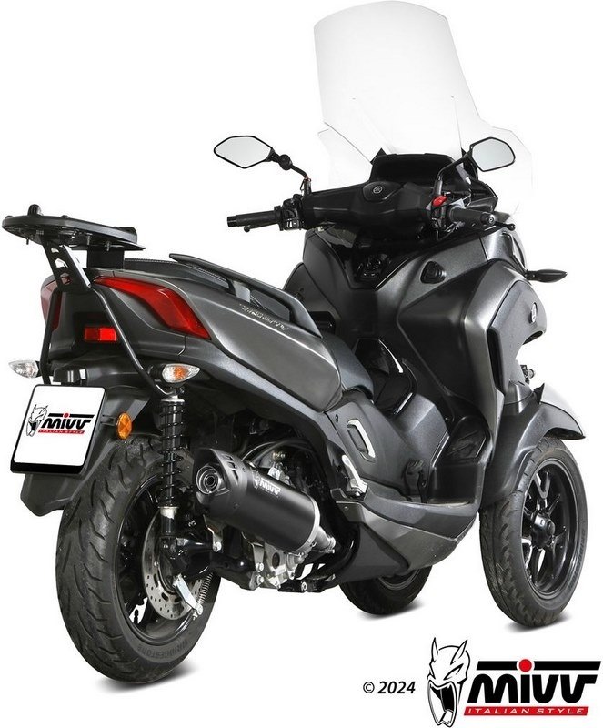 トリシティ300 AKRAPOVIC スリップオンステンレスマフラー EC仕様 AKRAPOVIC スリップオンマフラー ステンレス YAMAHA トリシティ300