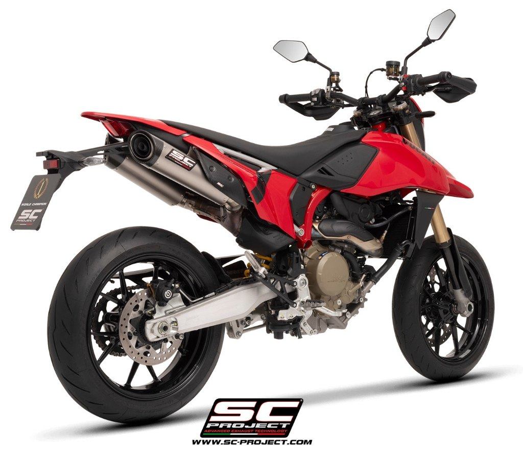 SC-PROJECT SCプロジェクト S1-C ツイン スリップオンサイレンサー HYPERMOTARD 698 MONO RVE DUCATI ドゥカティ スリップオンマフラー マフラー 本体材質：チタン