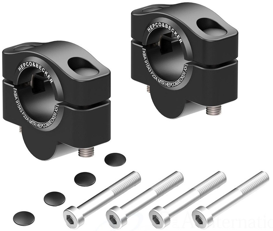 HEPCO＆BECKER ヘプコ＆ベッカー ハンドルバーライザー 790 Adventure KTM ハンドルバークランプ ハンドル周辺パーツ ハンドル