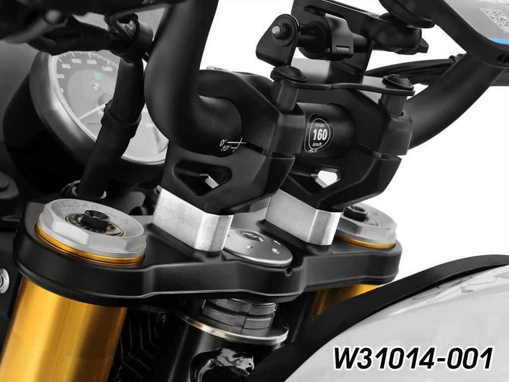 Wunderlich ワンダーリッヒ ハンドルアップキット 「ERGO」 R12 G/S BMW ハンドルポスト・ハンドルライザー ハンドル周辺パーツ ハンドル