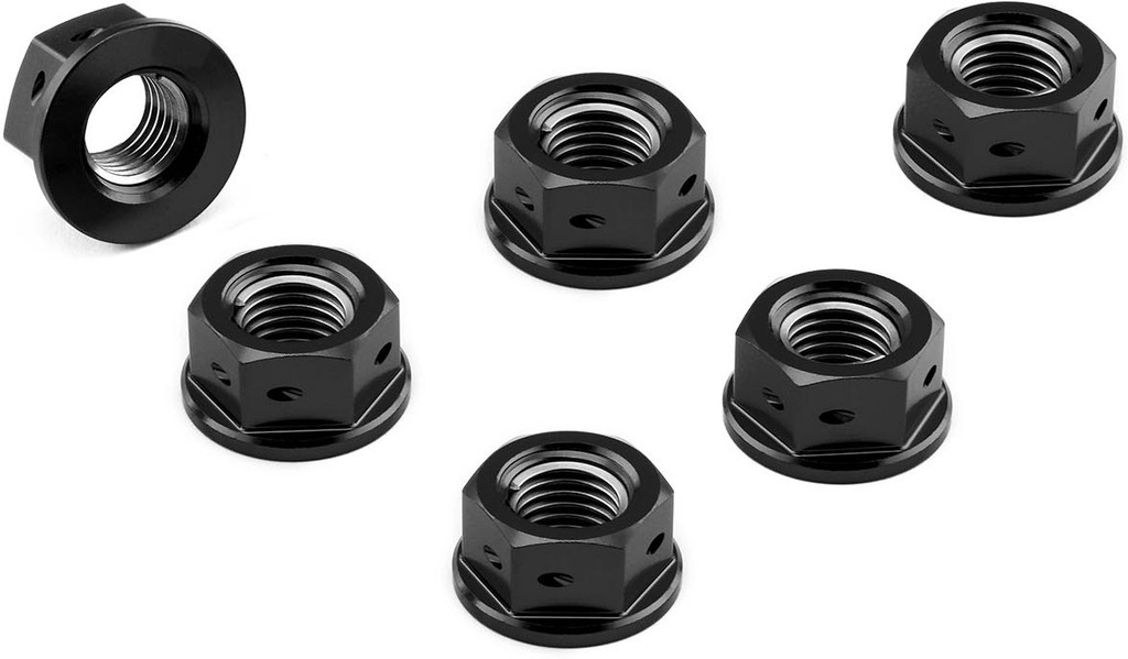 PRO BOLT プロボルト スプロケットナット ドリルド APRILIA アプリリア DUCATI ドゥカティ HONDA ホンダ KAWASAKI カワサキ KTM MV AGUSTA アグスタ SUZUKI スズキ TRIUMPH トライアンフ YAMAHA ヤマハ スプロケットボルト・ナット 駆動系 カラー：ブラック