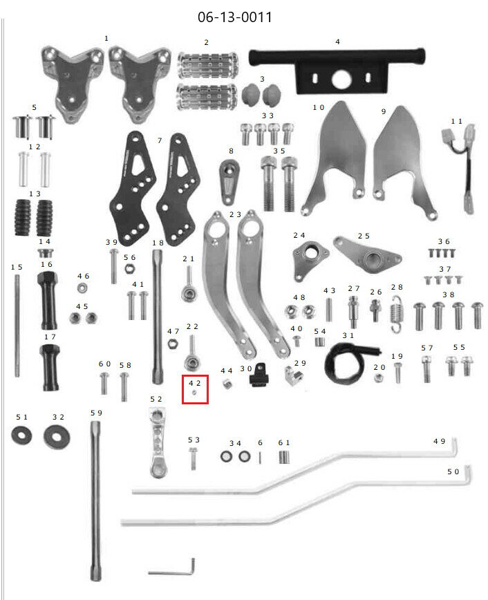 SP武川 SPタケガワ 【補修用パーツ】ソケットセットスクリュー　4X3(5個) モンキー ゴリラ HONDA ホンダ その他ステップオプション・補修部品 ステップ 足回り