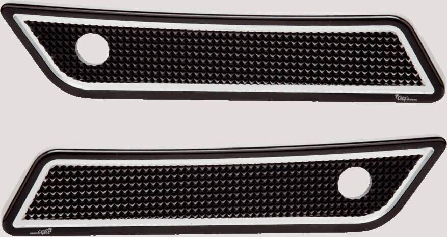 Vity’s Design ビティズデザイン サドルバッグラッチカバー ツーリング -13 HARLEY-DAVIDSON ハーレーダビッドソン その他汎用外装部品・ドレスアップパーツ 外装