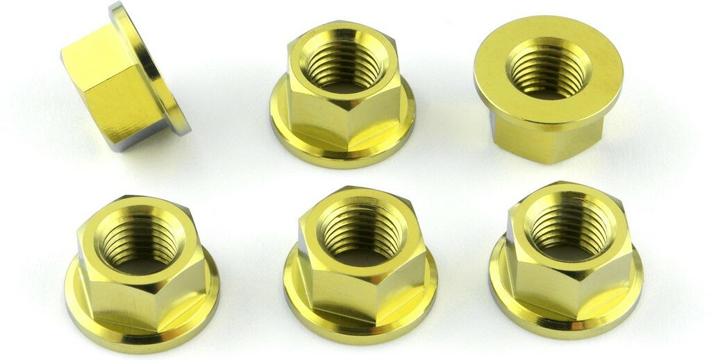 PRO BOLT プロボルト スプロケットナット APRILIA アプリリア BENELLI ベネリ DUCATI ドゥカティ HONDA ホンダ KAWASAKI カワサキ KTM SUZUKI スズキ TRIUMPH トライアンフ YAMAHA ヤマハ スプロケットボルト・ナット 駆動系 カラー：ゴールド