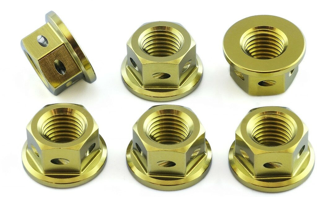PRO BOLT プロボルト スプロケットナット APRILIA アプリリア BENELLI ベネリ DUCATI ドゥカティ HONDA ホンダ KAWASAKI カワサキ KTM SUZUKI スズキ TRIUMPH トライアンフ YAMAHA ヤマハ スプロケットボルト・ナット 駆動系 カラー：ゴールド