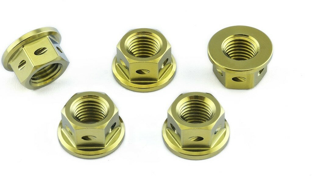 PRO BOLT プロボルト スプロケットナット APRILIA アプリリア DUCATI ドゥカティ HONDA ホンダ KAWASAKI カワサキ MV AGUSTA アグスタ SUZUKI スズキ TRIUMPH トライアンフ YAMAHA ヤマハ スプロケットボルト・ナット 駆動系 カラー：ゴールド