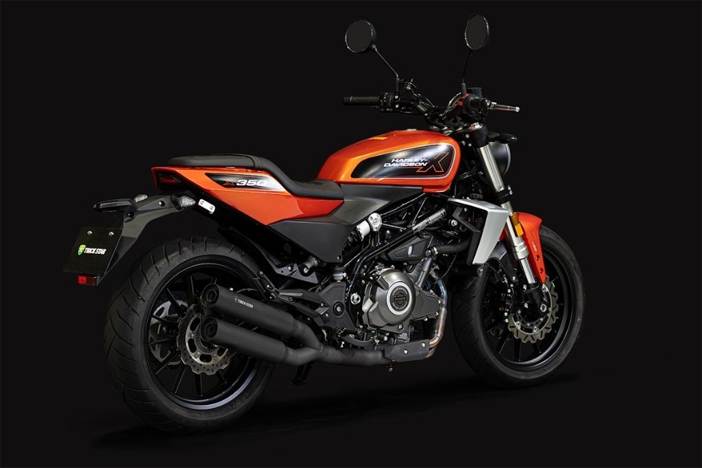 TRICKSTAR トリックスター 政府認証スリップオンマフラー X350 HARLEY-DAVIDSON ハーレーダビッドソン スリップオンマフラー マフラー