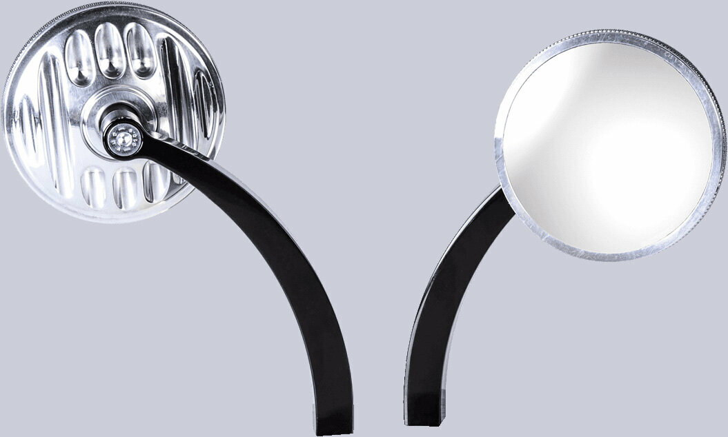 Vity’s Design ビティズデザイン GRILL ミラー 汎用 HARLEY-DAVIDSON ハーレーダビッドソン ハンドル 仕上げ(ミラー／ブラケット)：ポリッシュ／ブラック