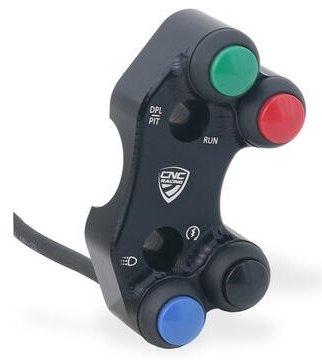 CNC Racing シーエヌシーレーシング 右ハンドルスイッチ ストリート4ボタン - 純正品およびRCSブレンボブレーキマスターシリンダー PANIGALE V4 S DUCATI ドゥカティ ハンドルスイッチ・スイッチボックス ハンドル周辺パーツ ハンドル