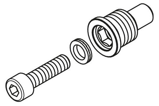 CNC Racing シーエヌシーレーシング ブレーキおよびクラッチレバー保護装置取り付け用アダプター - バーエンドミラー PANIGALE V2 DUCATI ドゥカティ レバーガード ハンドル