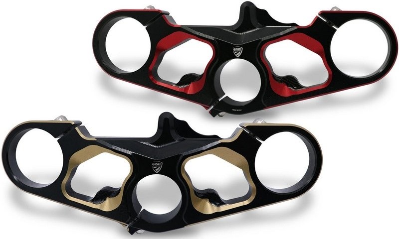 CNC Racing �������̥����졼���� Triple clamps - Top Yoke Bicolor �ȥ�ץ�ĥ꡼�����ƥࡦ��������֥饱�å� �ϥ�ɥ�