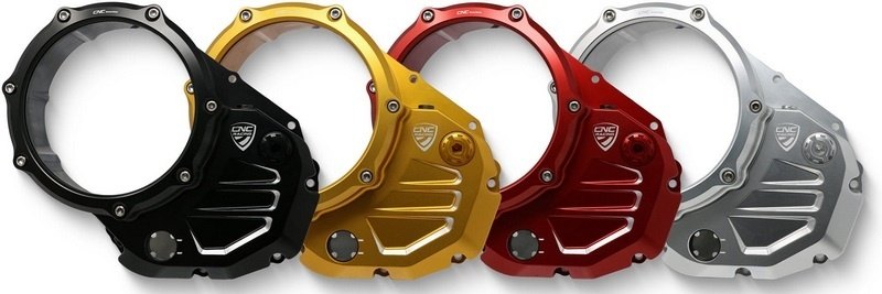 CNC Racing シーエヌシーレーシング Clear cover oil bath clutch Ducati HYPERMOTARD 950 HYPERMOTARD939 HYPERSTRADA939 MONSTER 821 Multistrada Scrambler 1100 SuperSport S DUCATI ドゥカティ クラッチカバー エンジンパーツ エンジン