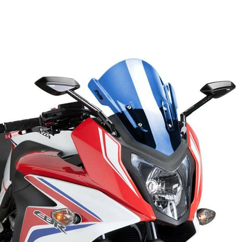 ■商品概要【Z-RACING】【縦×横 約355 × 310 mm 純正比 約+30mm】■詳細説明徹底した空力解析によって得られた、各車両、専用形状の採用により【スリムな全面投影面積：高い空力保護性能】相反する要素を両立させた実戦仕様のスクリーン。耐久性とクリアな視界を確保すべく、素材には3mm厚アクリルを採用。■注意点※画像には他の商品が含まれています。※メーカー都合により商品の仕様変更がある場合がございます。ご了承ください。■適合車種CBR650F&ensp;CBR650F 年式: 14-18