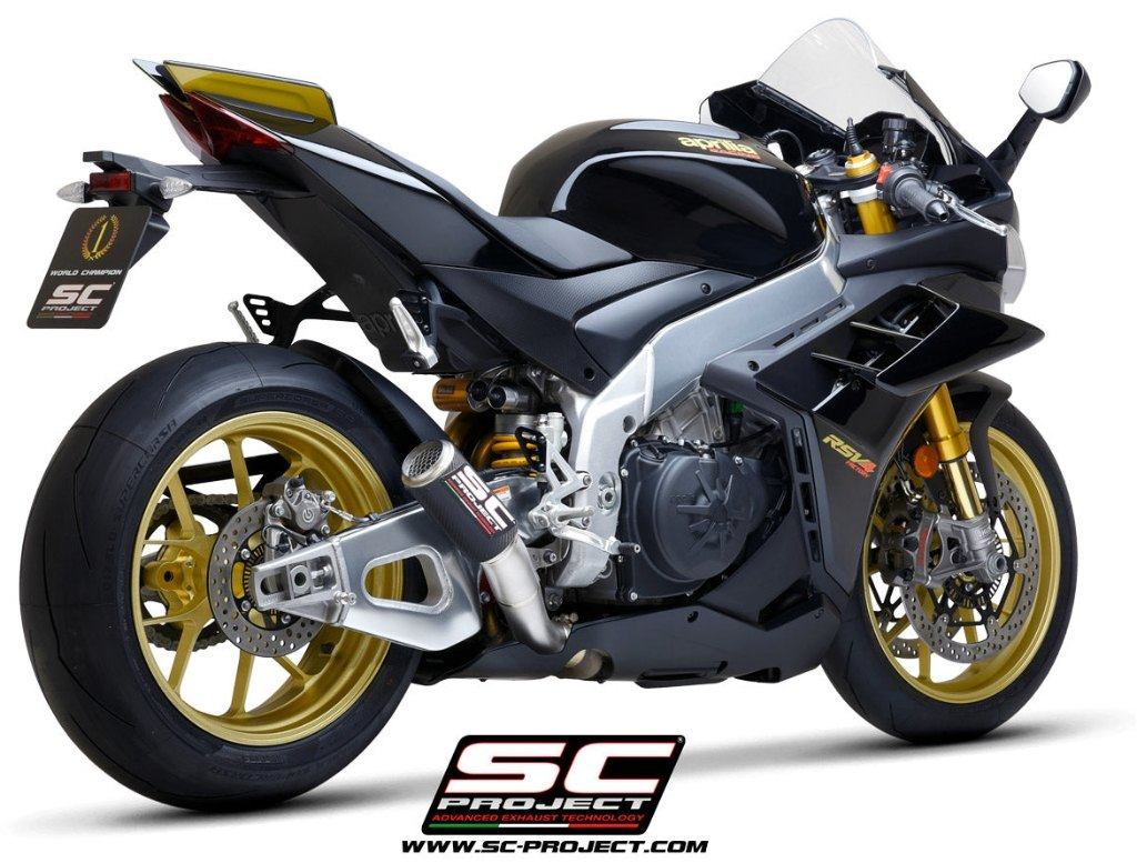 SC-PROJECT SCプロジェクト CR-T スリップオンサイレンサー＆フルチタンリンクパイプ RSV4 FACTORY TUONO V4 APRILIA アプリリア スリップオンマフラー マフラー
